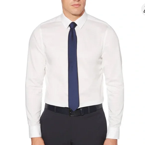 Perry Ellis | Shirts | Nwt Perry Ellis Portfolio Slim Fit Noniron Solid Dress  Shirt Size Xl | Poshmark